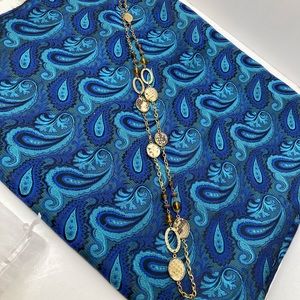 Snakeskin Brown & Goldtone Necklace